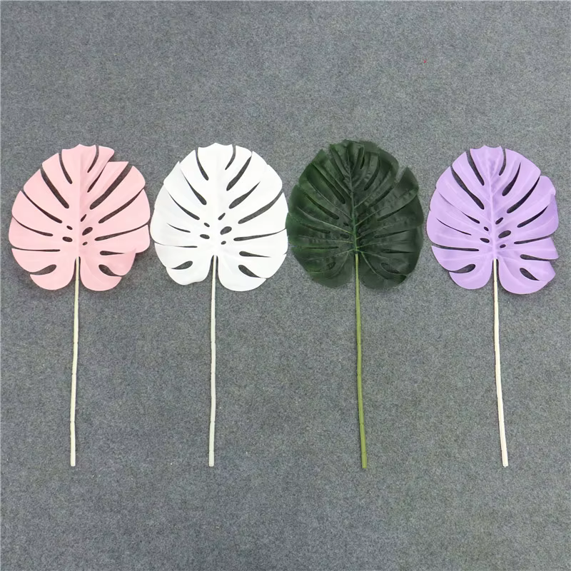 Feuilles artificielles de dos de tortue en latex