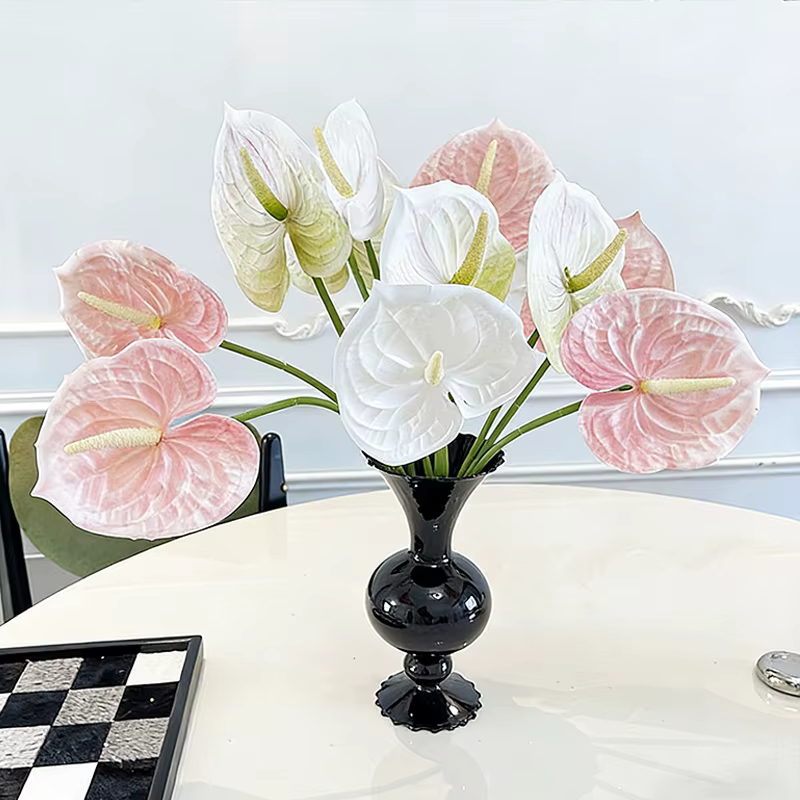 Plantes artificielles, fleurs artificielles à tige unique
