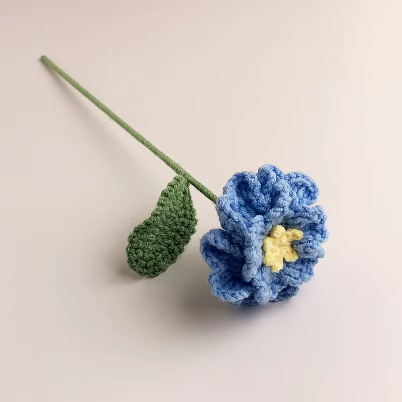 Bouquet de fleurs en Crochet de pivoine