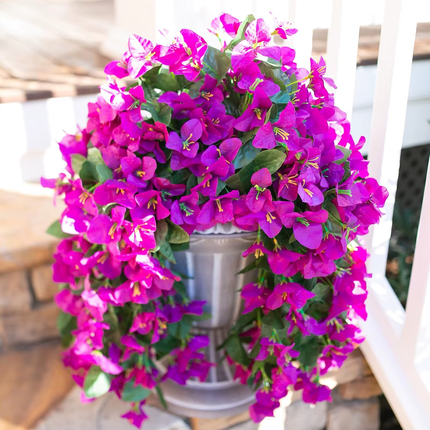 Fleurs artificielles de bougainvillier résistantes aux UV