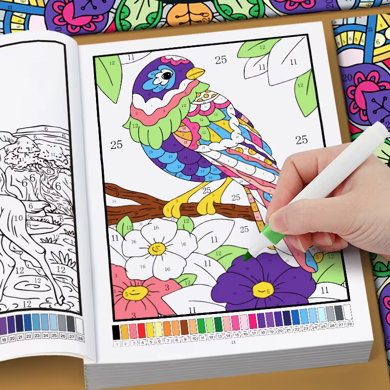 Livre de coloriage amusant pour le dessin de graffitis