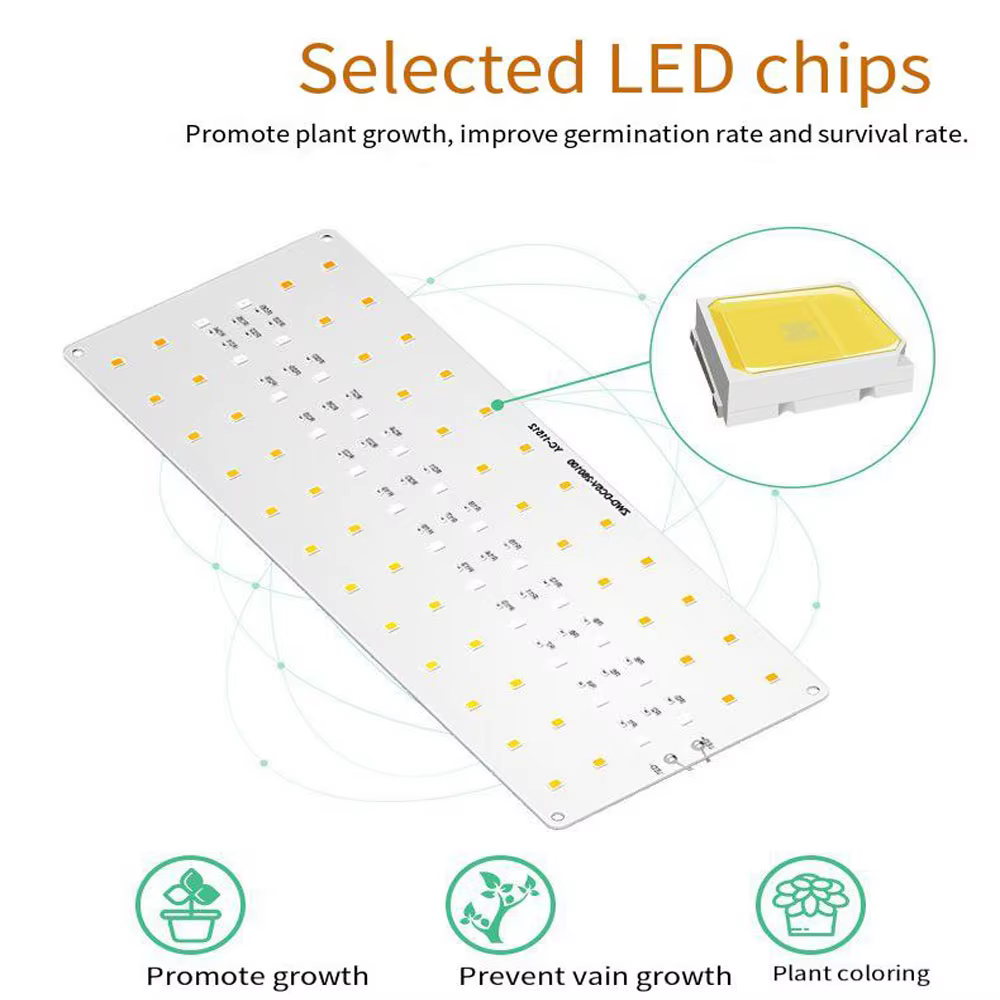 Lumière de croissance LED d'intérieur USB panneau quantique plante éclairage supplémentaire suspendu 5V lampe