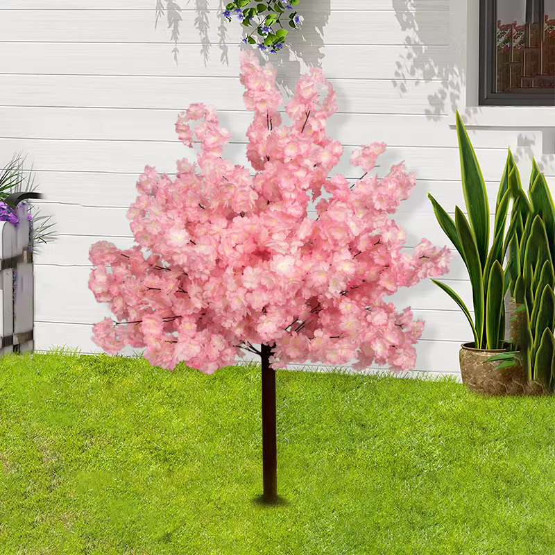 Simulation d'arbre à fleurs de cerisier