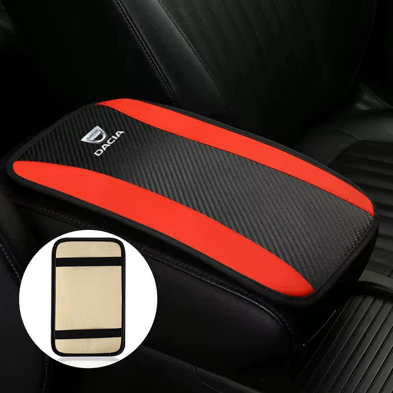 Coussin d'accoudoir intérieur de voiture élégant, accessoires pour Dacia Duster Jogger Sandero Logan, accoudoir à ressort, Console centrale Bigster