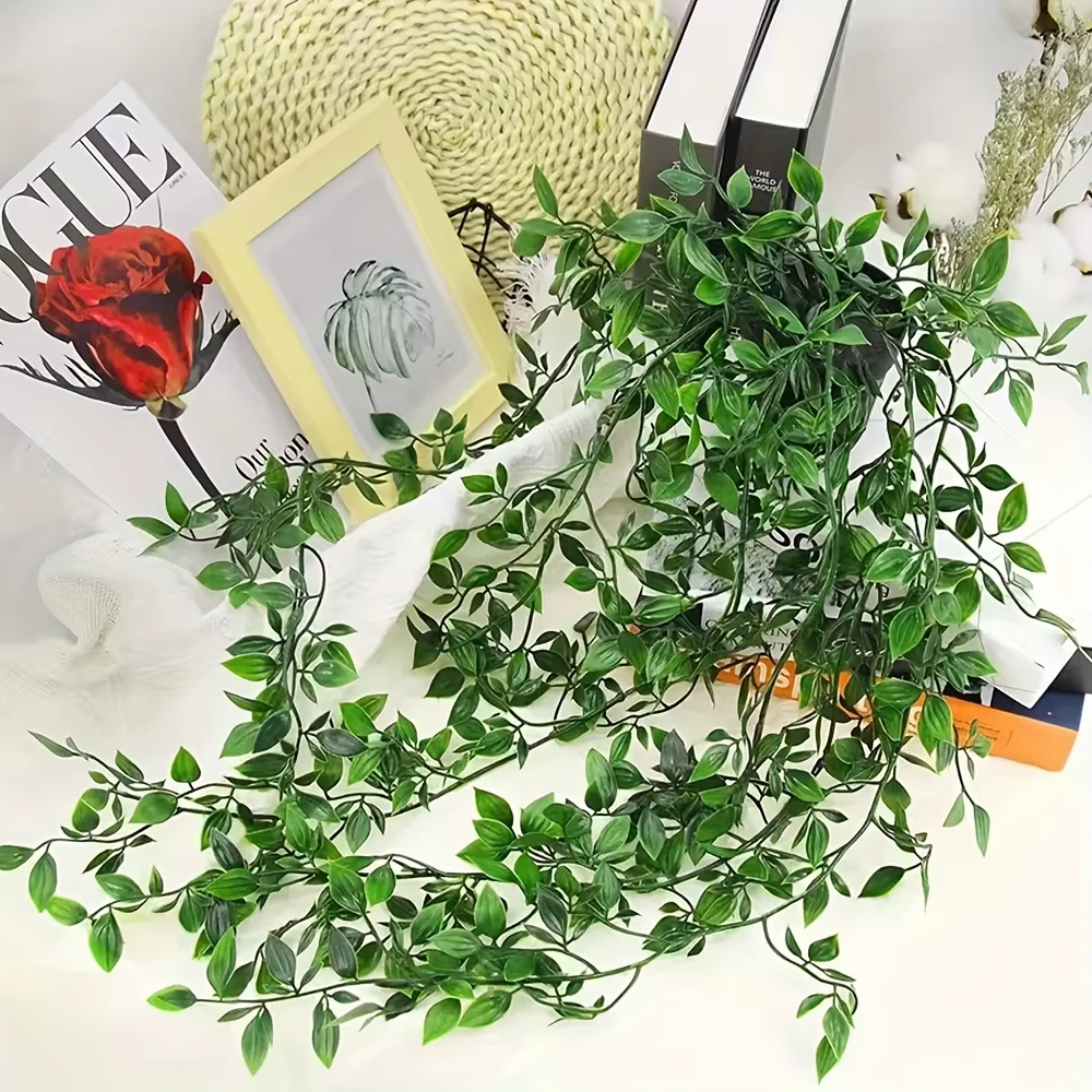 2 plantes suspendues Mandala vertes pour décoration intérieure et extérieure