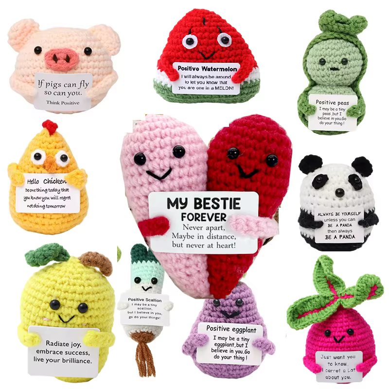 Plantes en pot au crochet faites à la main