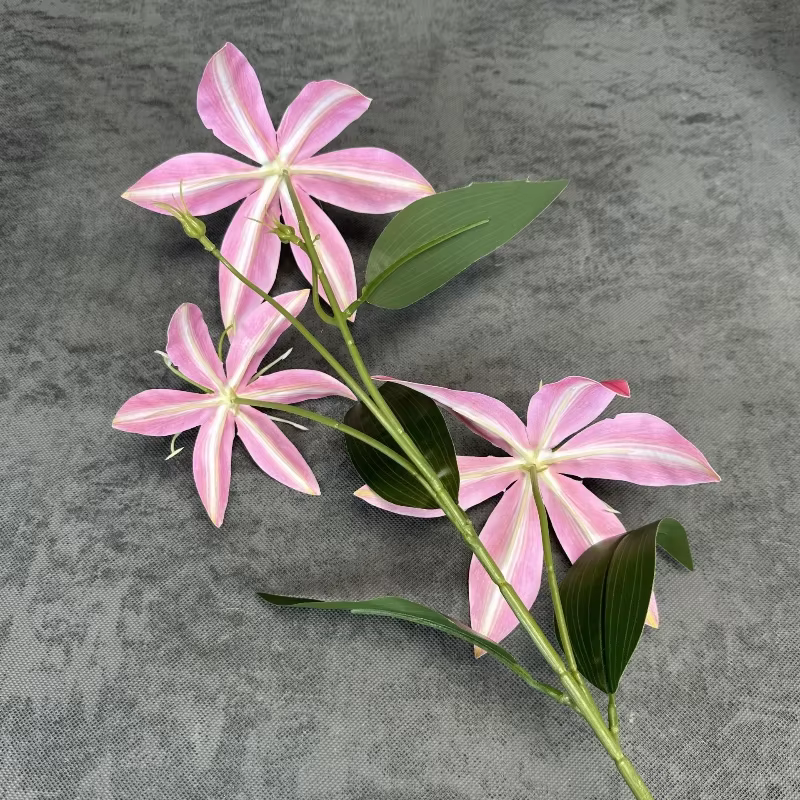Simulation de lys PU, fausses fleurs