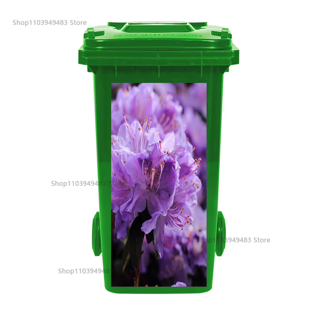 Autocollants muraux imperméables auto-adhésifs pour plantes à fleurs