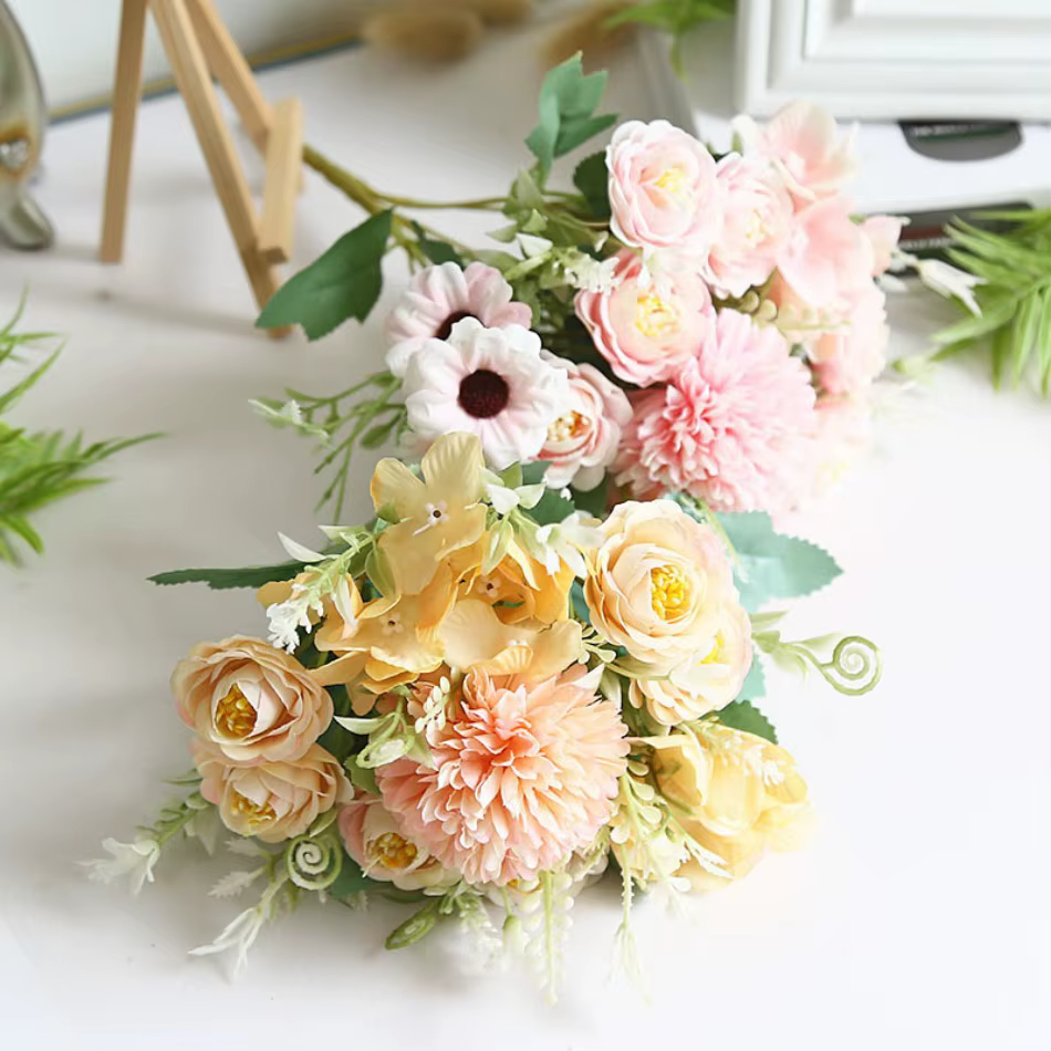 Faux bouquet de fleurs de Simulation