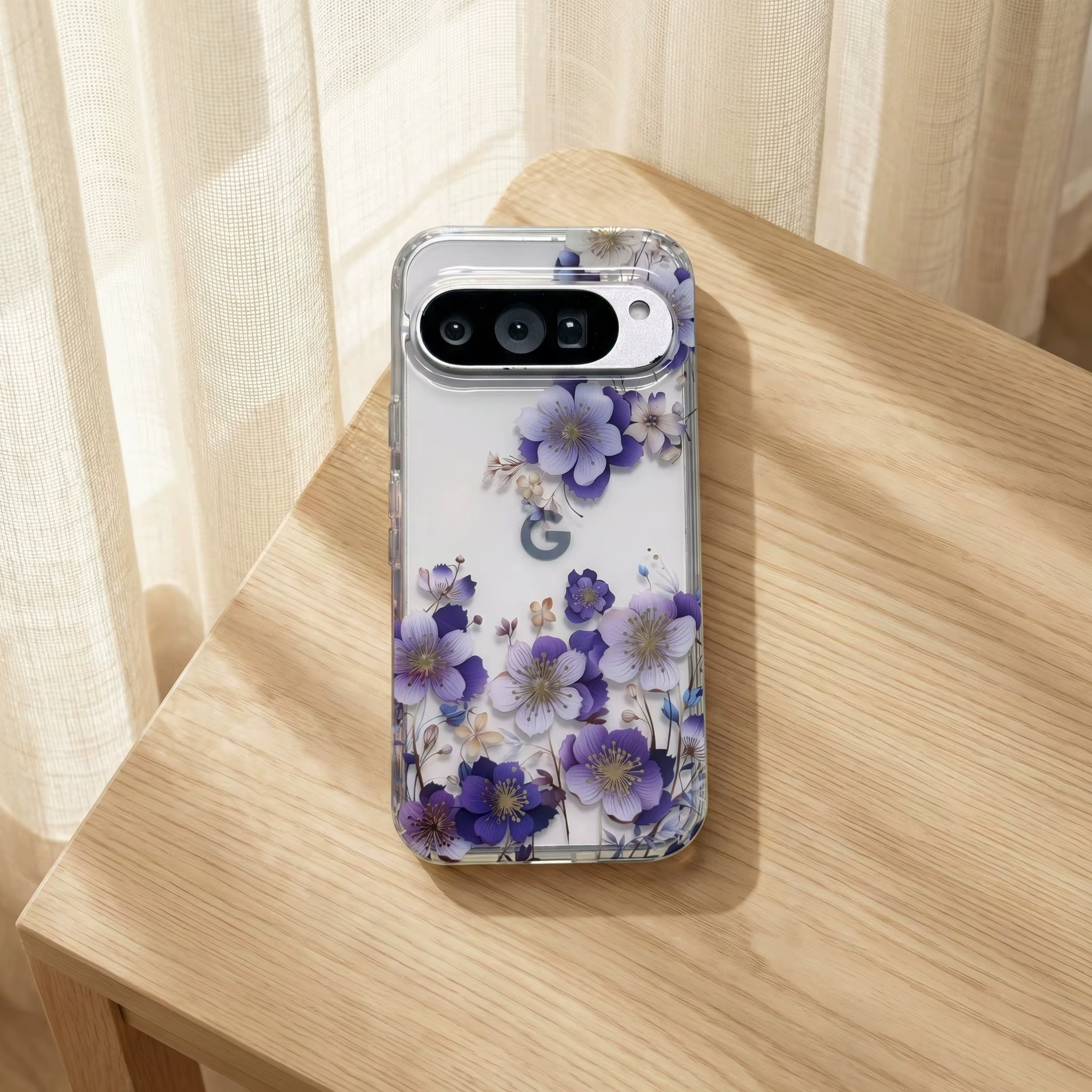Coque de téléphone de luxe en TPU, pour Google Pixel 10A/10Pro/10Pro XL/9A/9Pro/9Pro XL, design à fleurs et plumes, couverture souple, revêtement coloré HD.