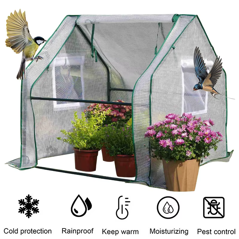 Couverture chaude pour plantes d'hiver