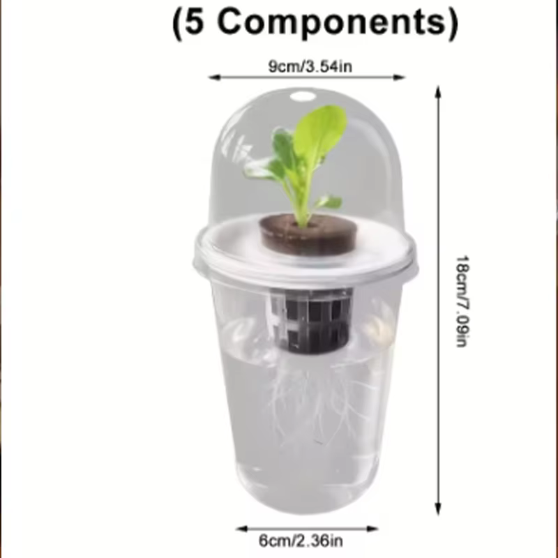 Pots de pépinière élégants en plastique