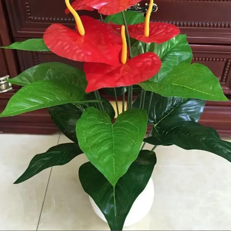 Plantes artificielles en plastique