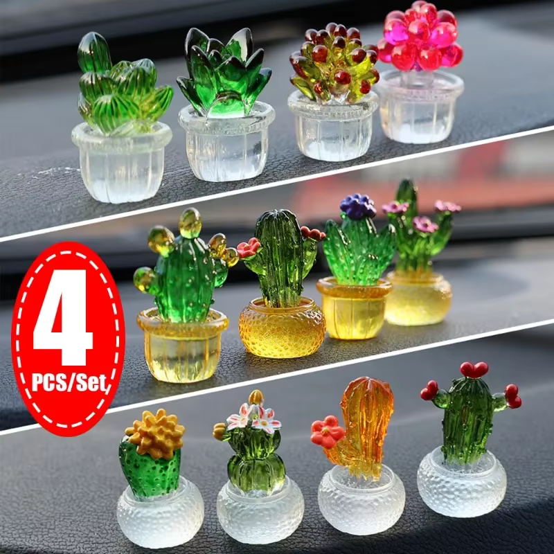 Simulation de plante de voiture en pot