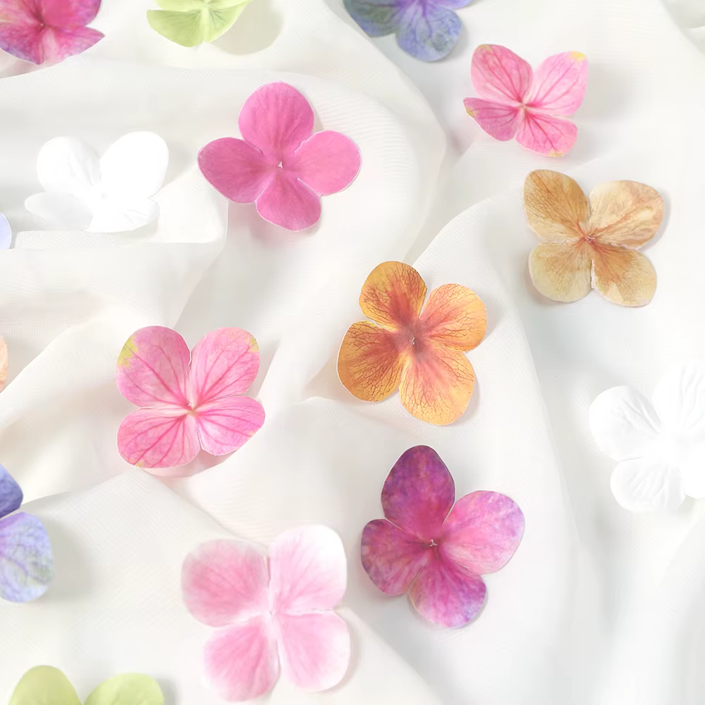 50/100 pièces Rose fleurs artificielles pétale 4.5CM fausse fleur pour la décoration de la maison