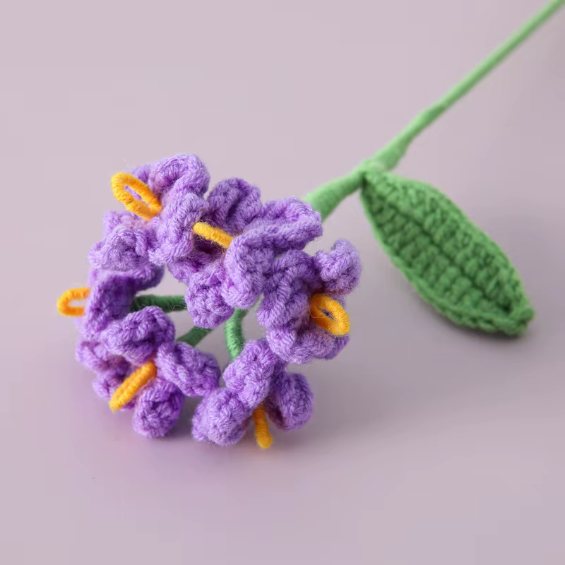 1pc Crochet fleurs tricotées