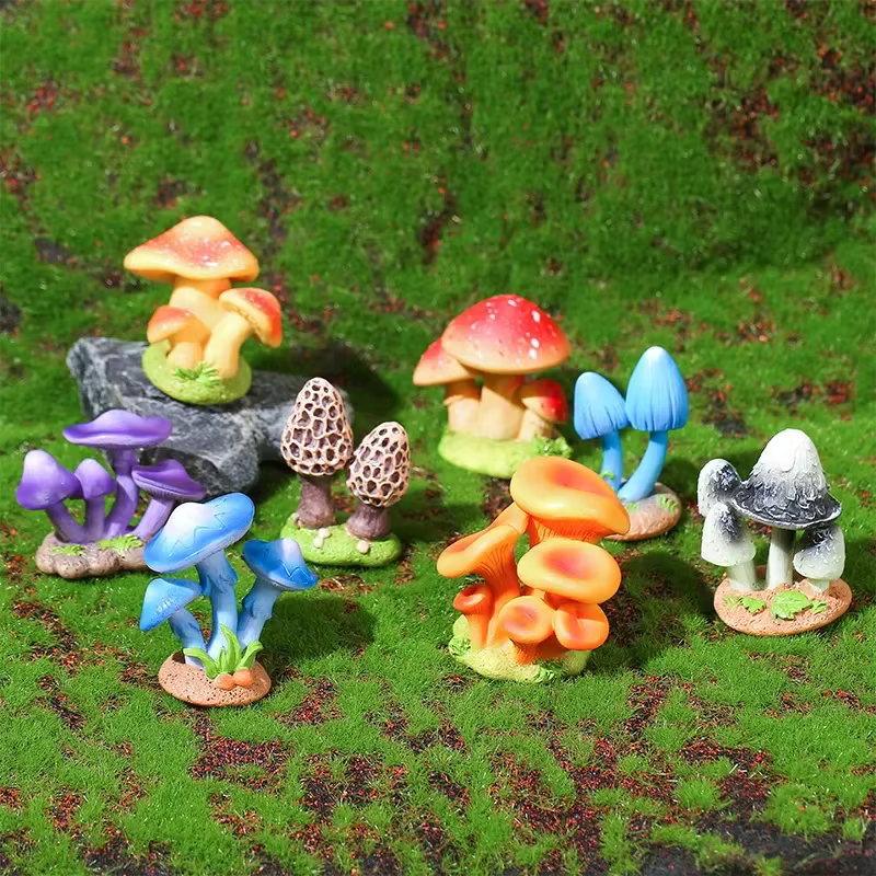 Micro paysage de mousse de chambre plus lente