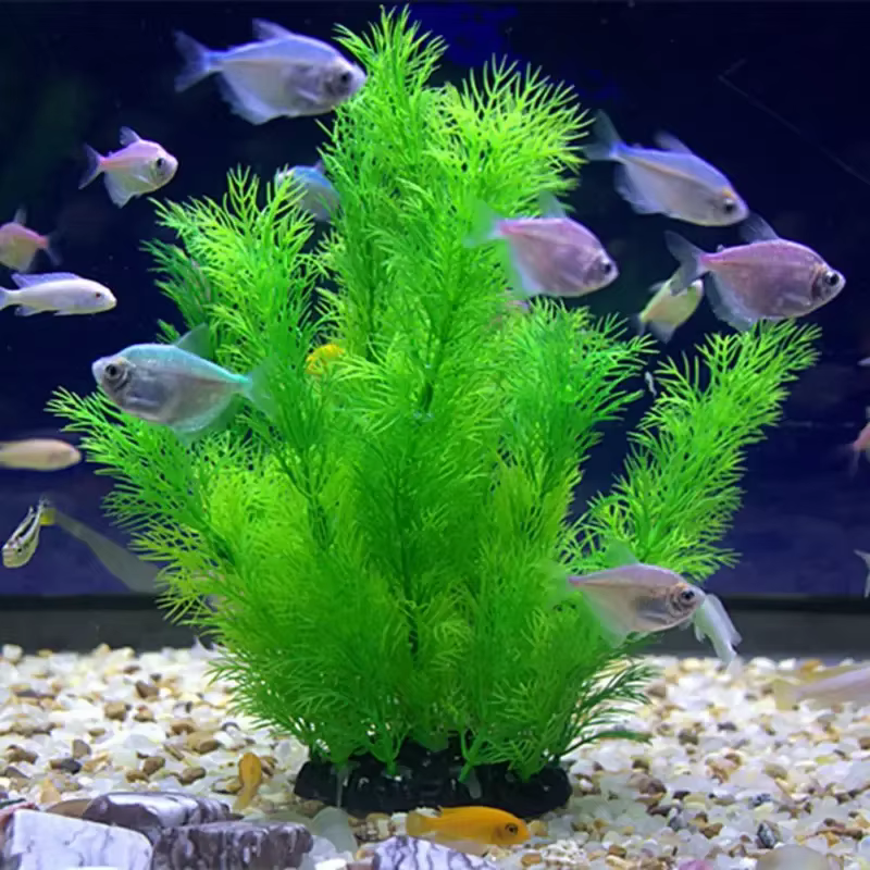 Plantes artificielles de décoration d'aquarium