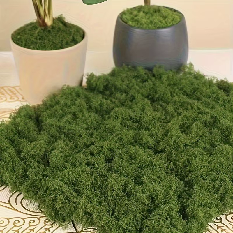 30/50/100g plante de mousse artificielle verte fausse