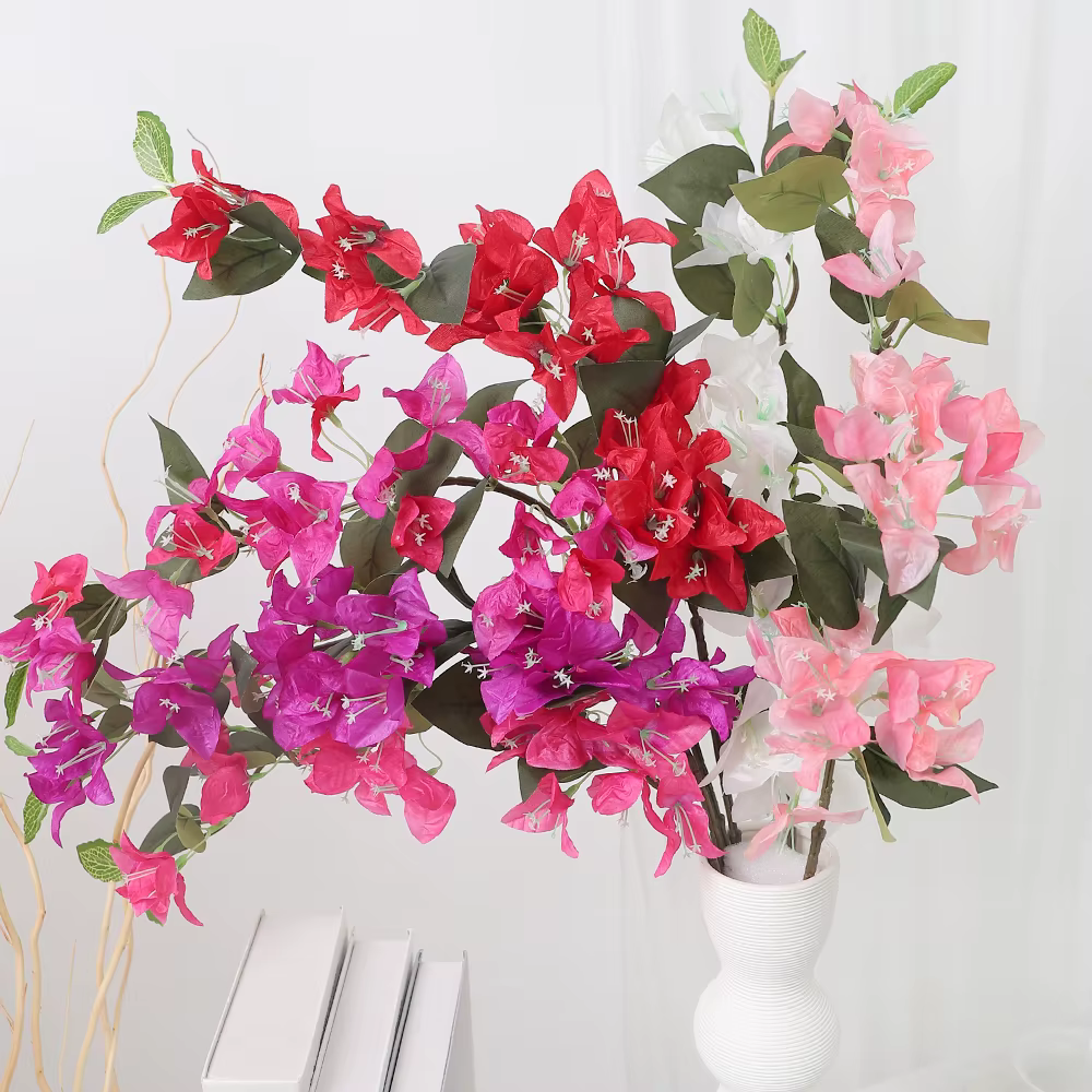 Fleur papillon artificielle pour la décoration de la maison