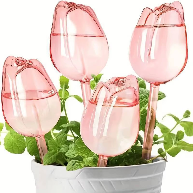 Boules d'arrosage pour plantes tulipes roses de jardin