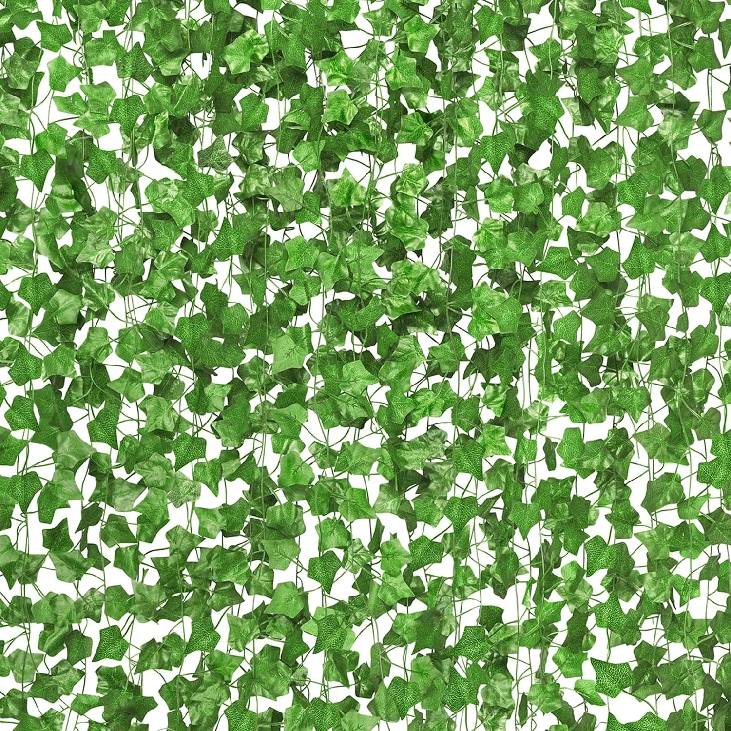 Plante artificielle feuille de lierre vert guirlande murale en soie suspendue vigne maison jardin décoration fête de mariage bricolage fausses feuilles de couronne