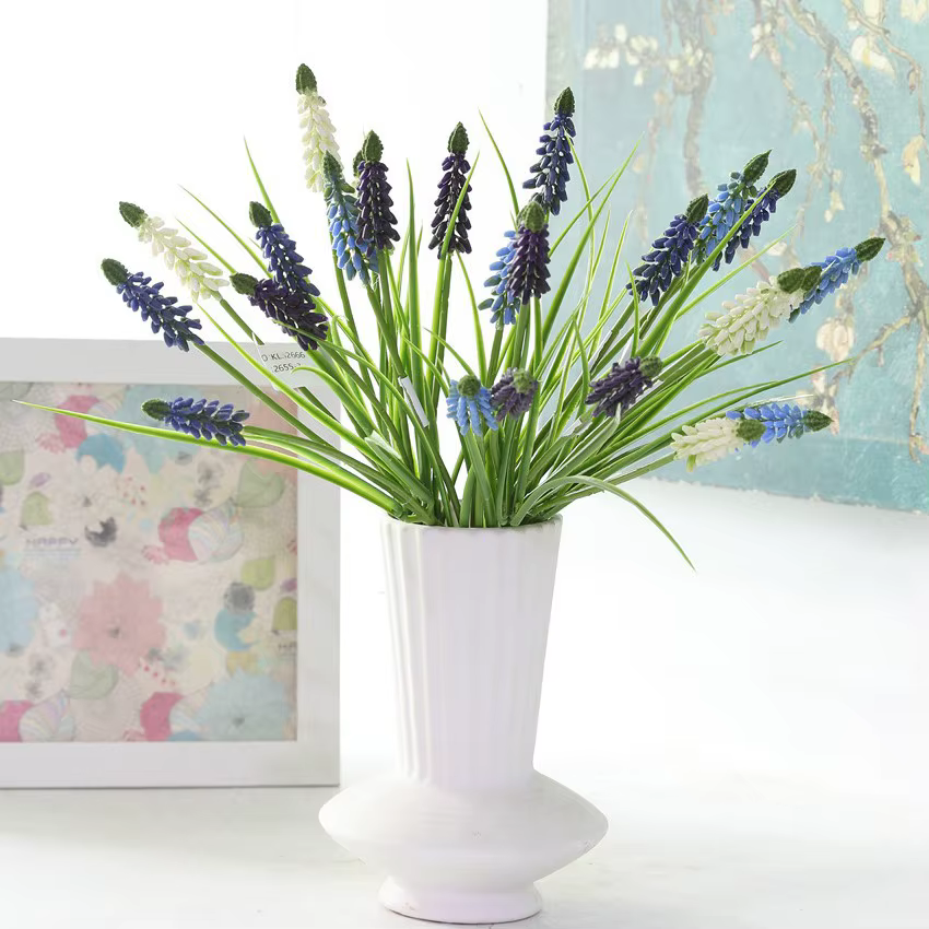 1 PCS Fleurs Artificielles Muscari ​ Jacinthe de raisin