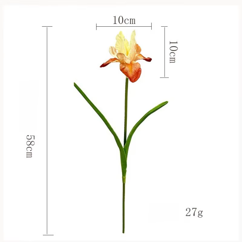 10 pièces de fleurs artificielles en PU