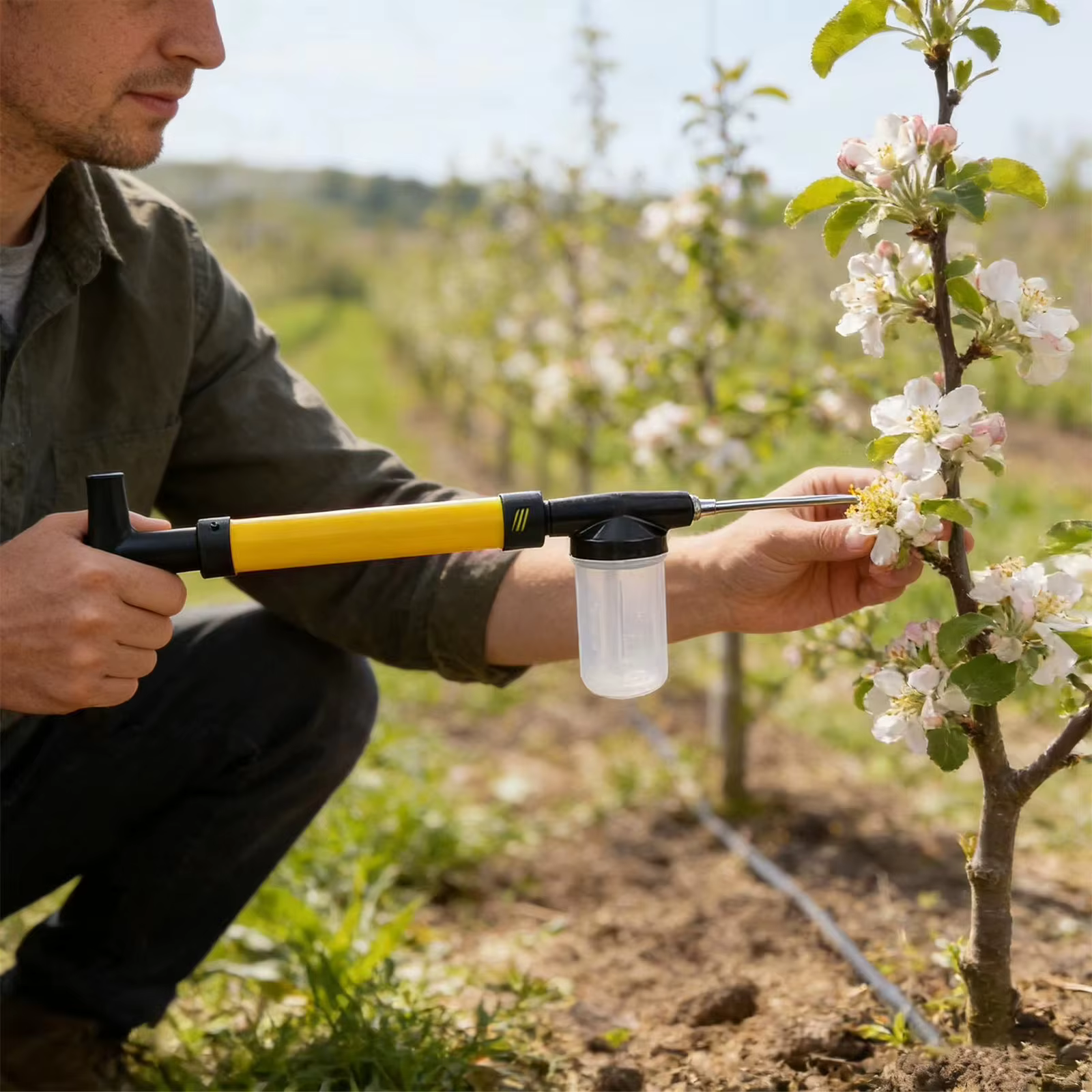 Pulvérisateur de poudre de terre de diatomée anti-colmatage grande capacité pour maison