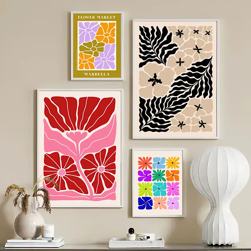 Affiches et imprimés de plantes abstraites