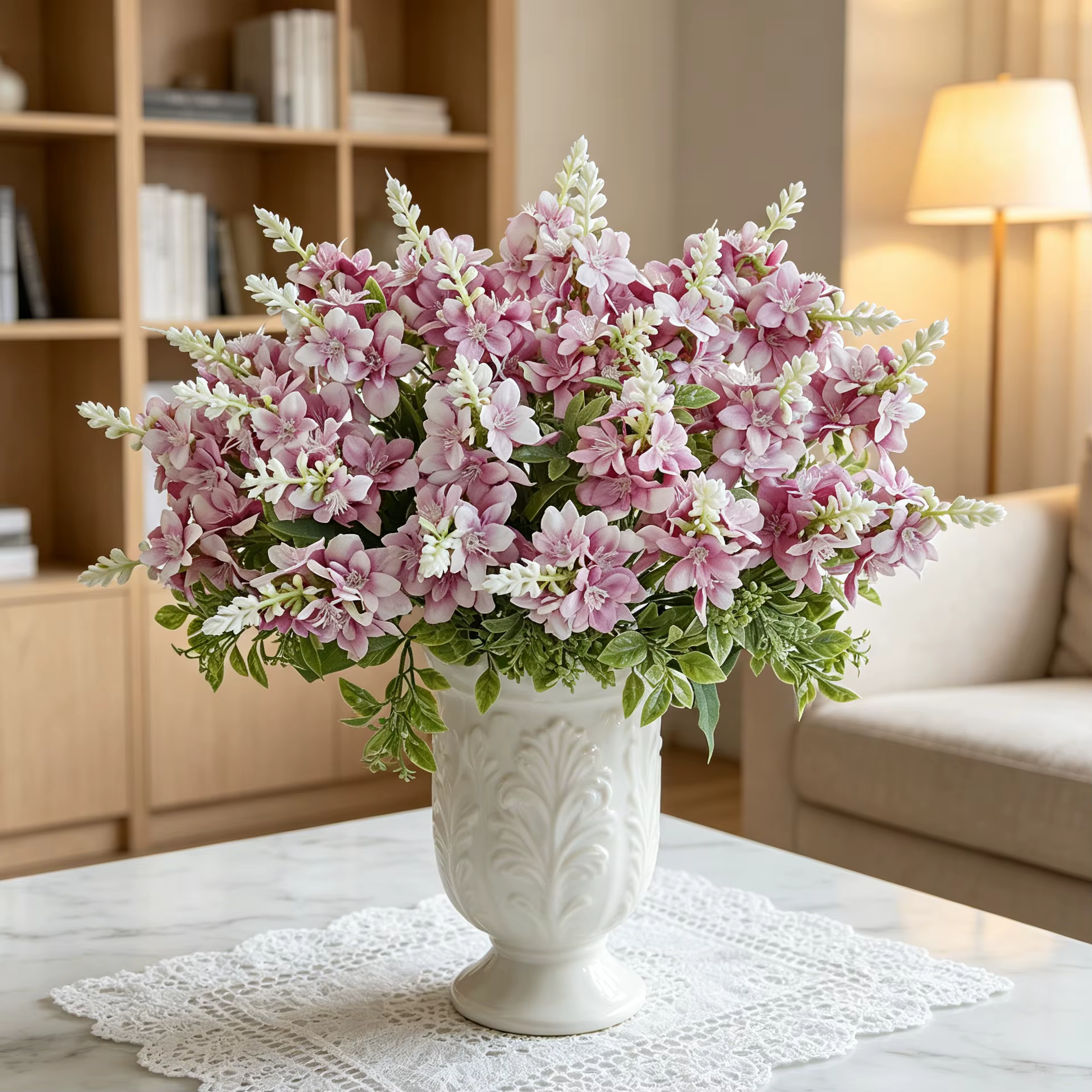 Fleurs artificielles en soie Yucca Gloriosa pour mariage