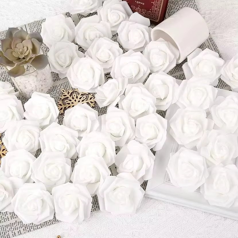 Bouquet de roses en mousse PE Premium pour noël
