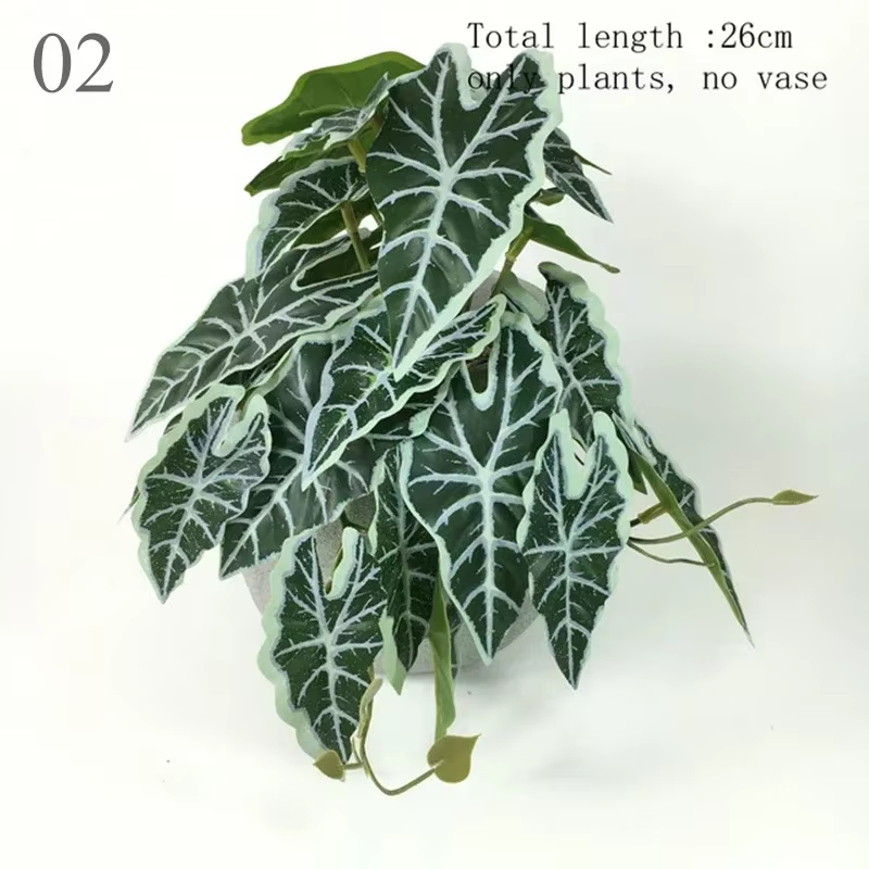 Terrarium artificiel plantes vigne tenture murale fleur rotin Simulation feuille en plastique