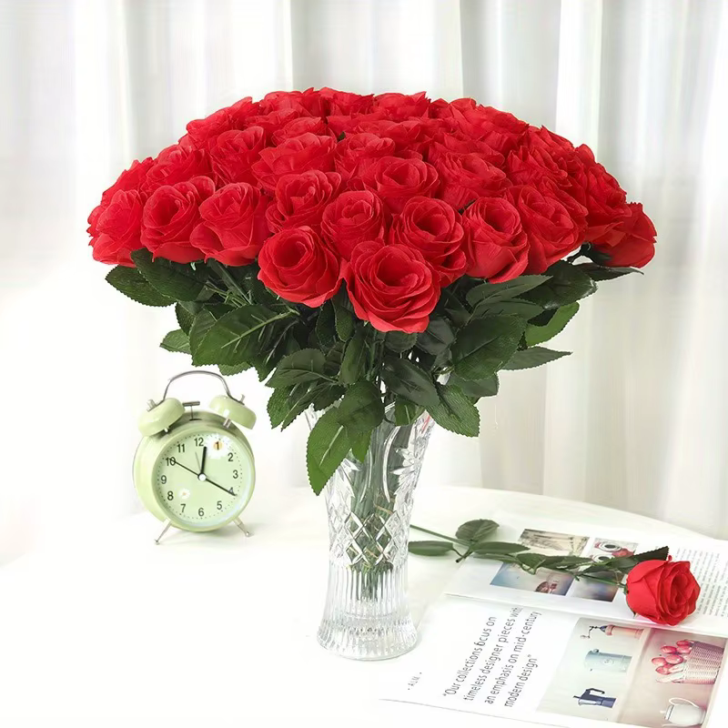 Vase Bouquet de Roses rouges