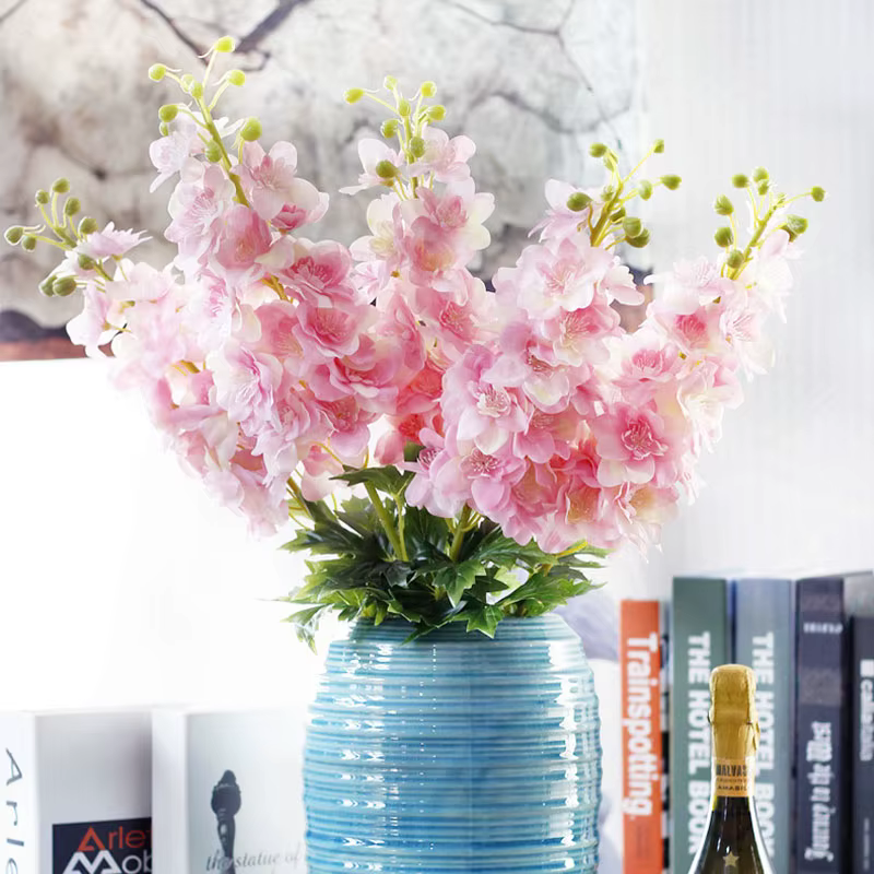 Fleur artificielle en Latex Delphinium
