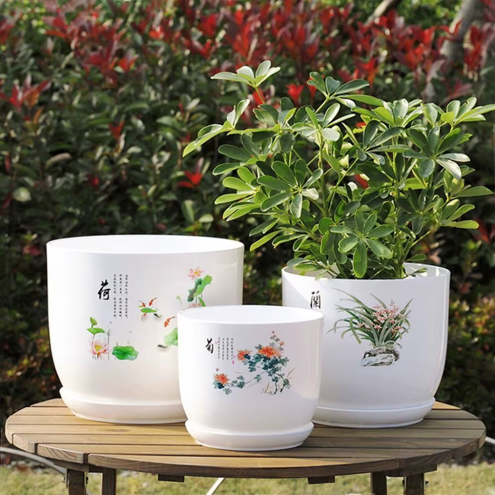Pot de fleur en plastique extra large
