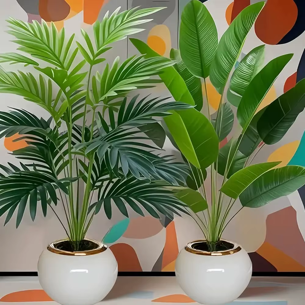 Plantes vertes artificielles d'extérieur