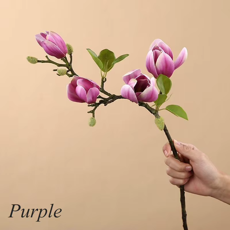 Magnolia fleurs artificielles Simulation