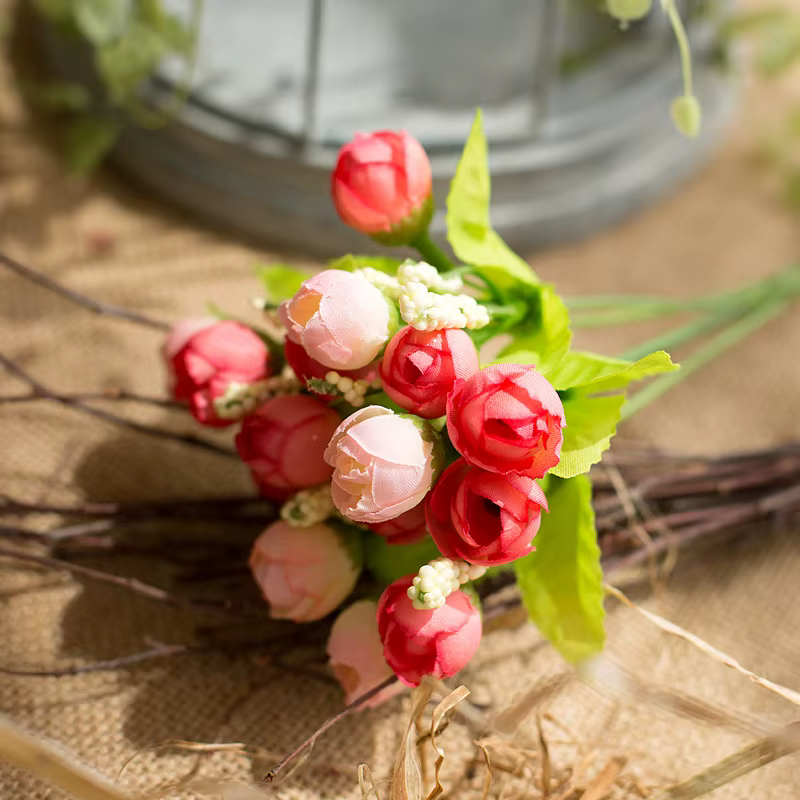 Petit Bouquet de Roses Artificielles