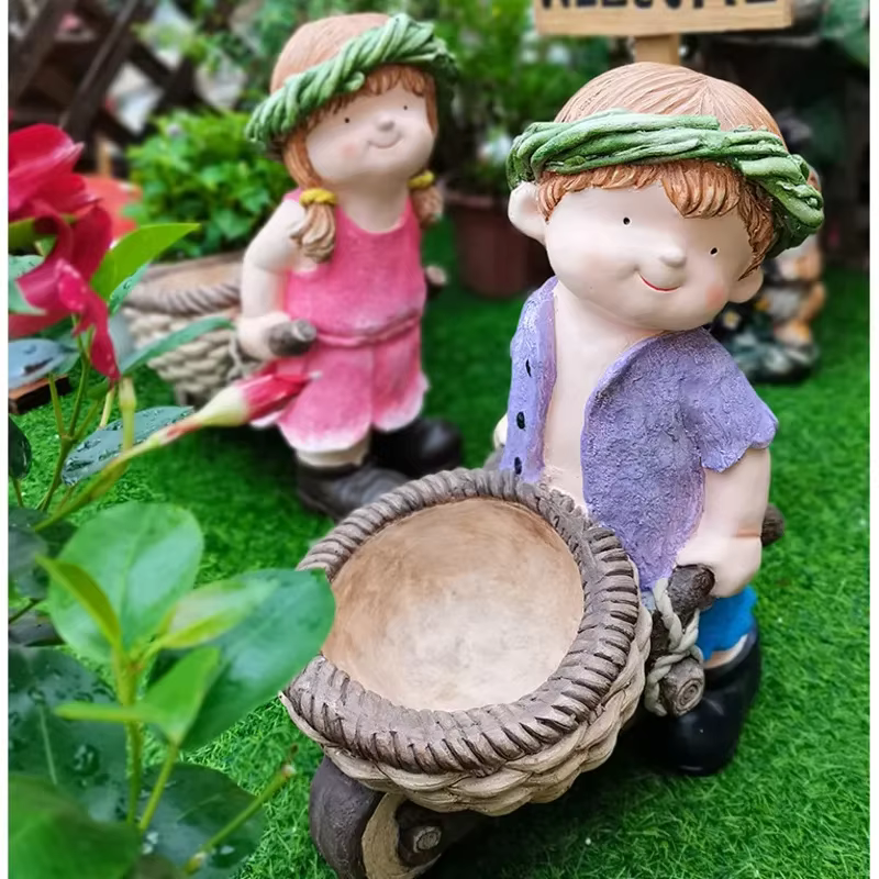 Pot de fleur de jardin extérieur