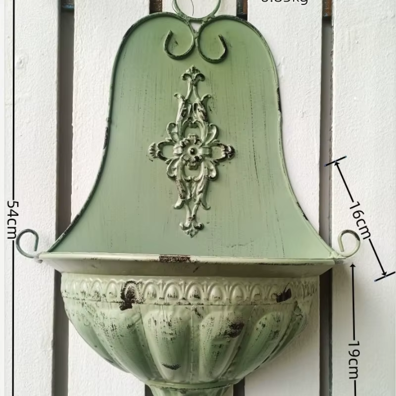 Pot de fleur français semi-cercle