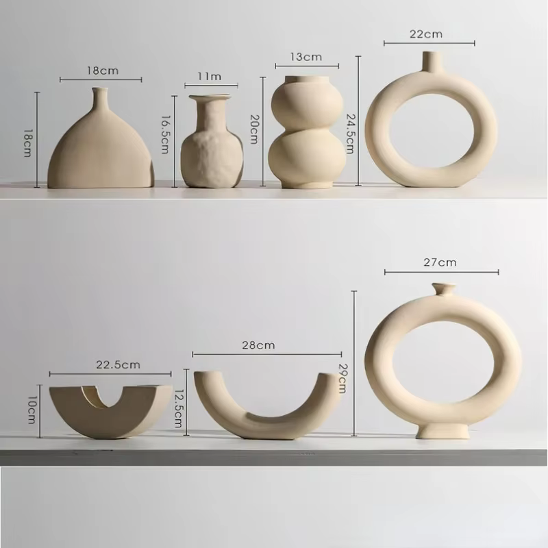 Vase d'art en céramique Simple et moderne