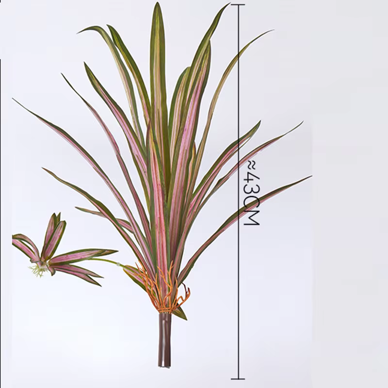 Lot de 5 plantes artificielles Chlorophytum Comosum en plastique pour mariage