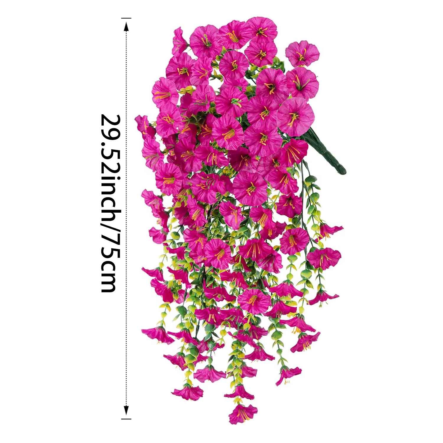 Fleurs artificielles suspendues