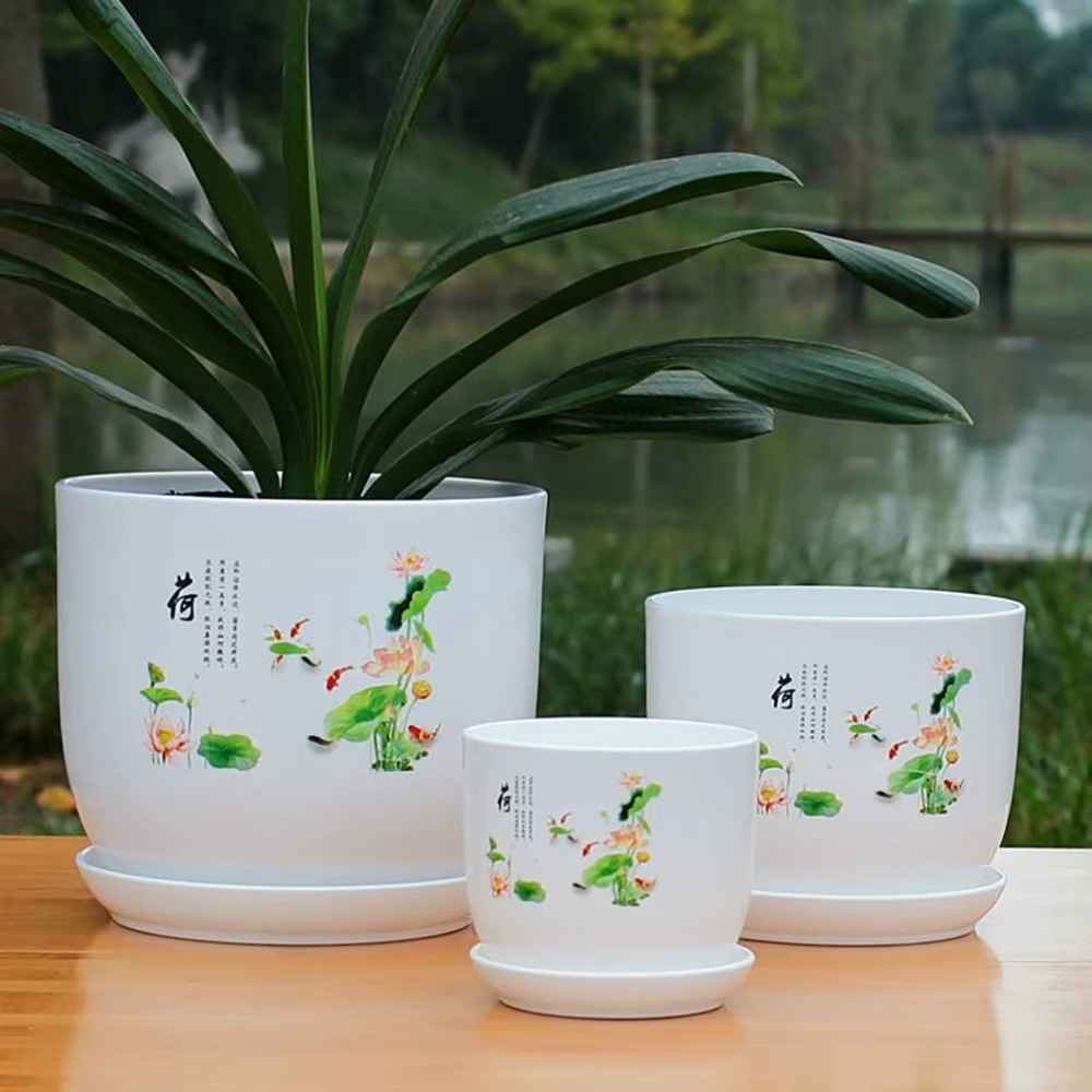 Pot de fleur en plastique extra large