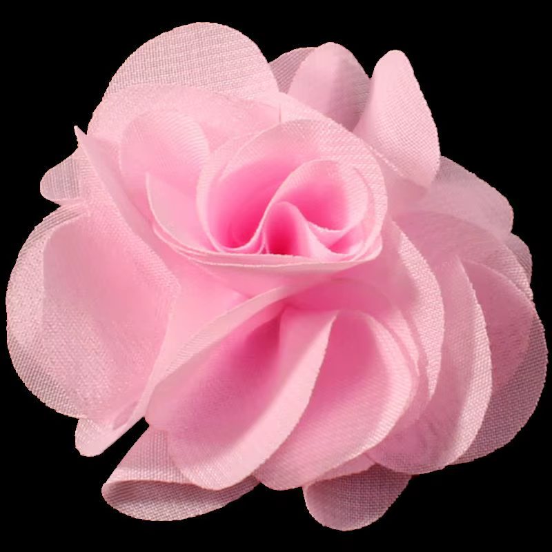 Lot de 10 fleurs en mousseline de soie pour nouveau-né