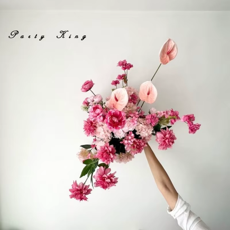 Guirlande de fleurs artificielles pour mariage