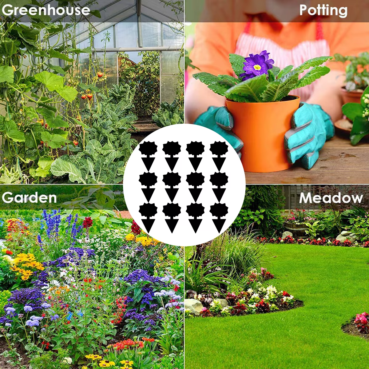 Papier collant imperméable pour plantes en pot