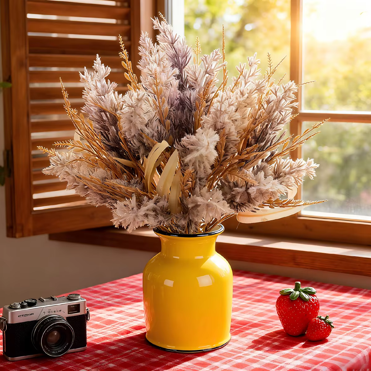 Plantes artificielles roseaux nouvel an saint valentin mariage jardin maison chambre décoration bricolage cadeaux fleur Brial bouquets cour table