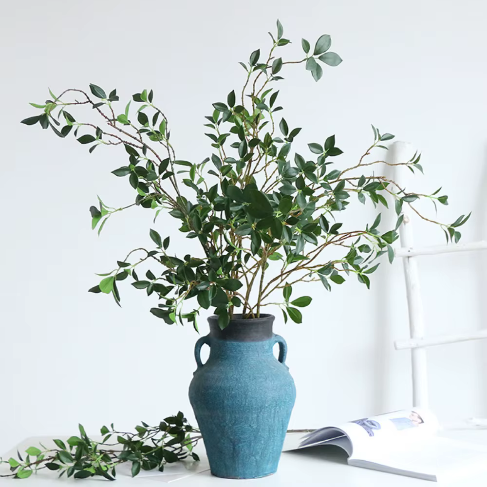 Lot de 3 feuilles de Ficus artificielles de 73 cm